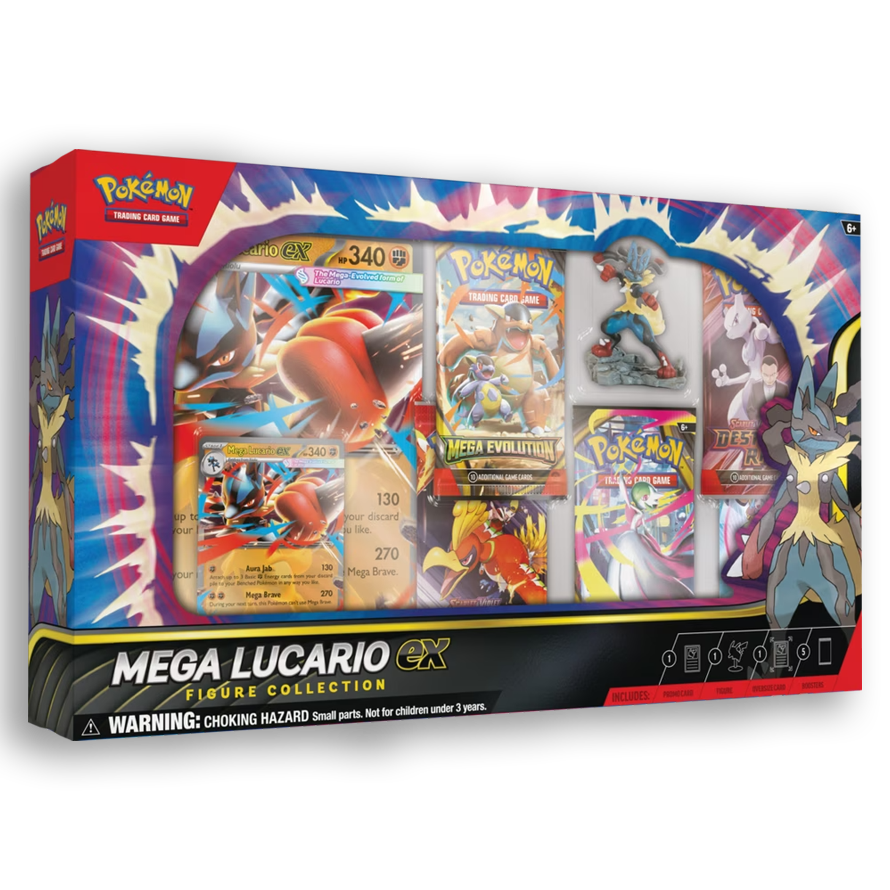 Pokémon: Trading Card Game - Mega Lucario ex Figure Collection