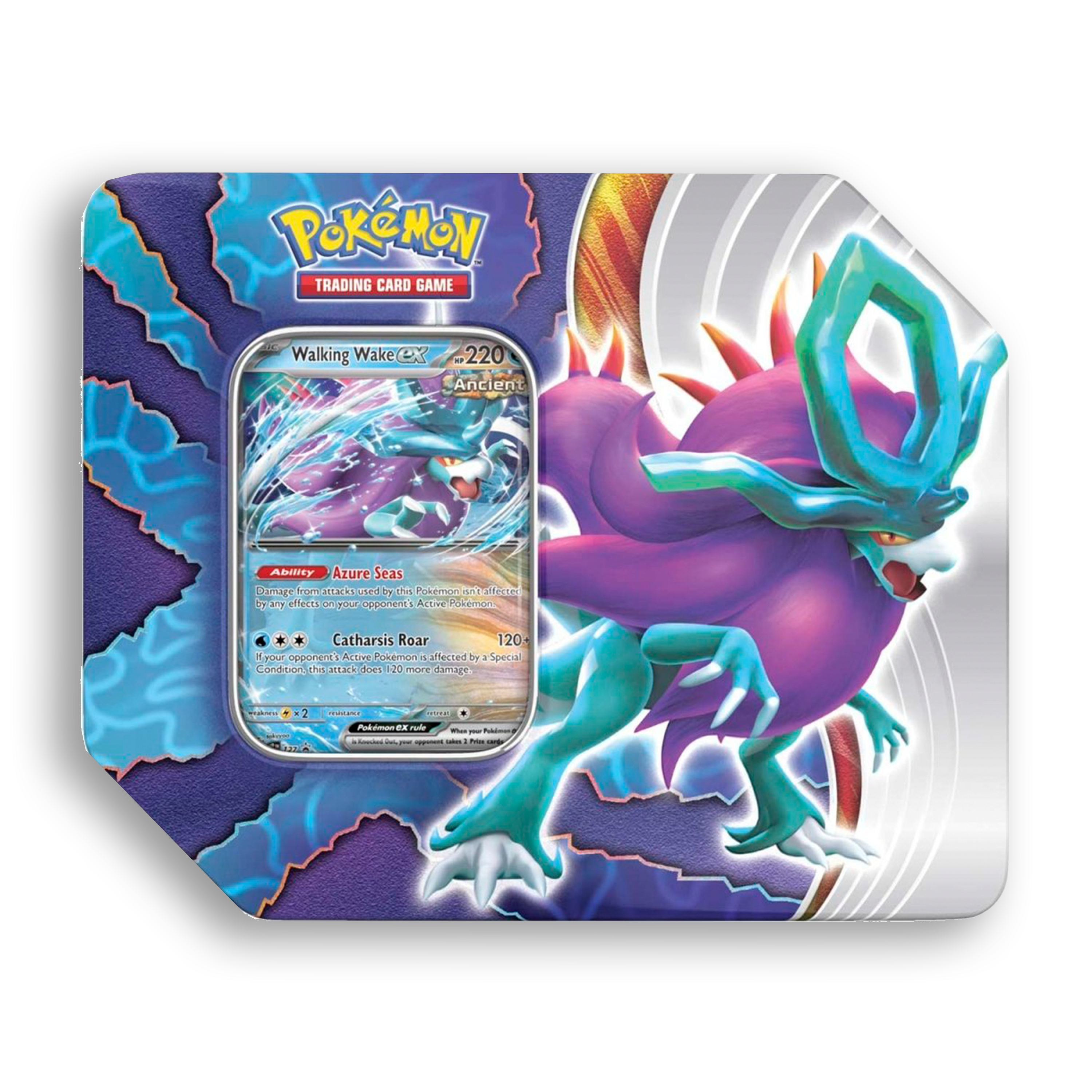 Pokémon TCG: Paradox Clash Tin Walking Wake ex